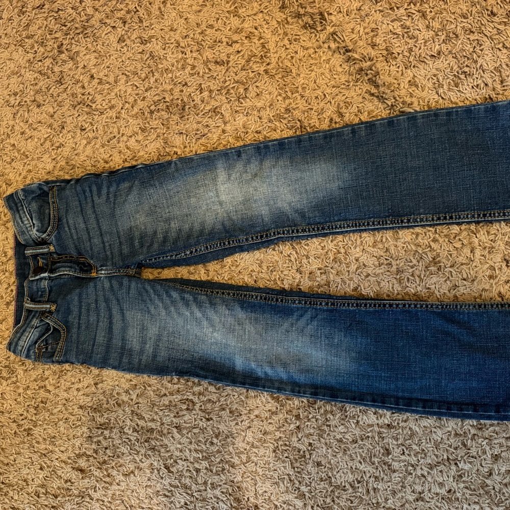 Wrangler Girls Blue Jeans 8 Slim